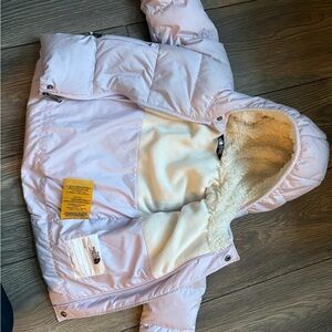 The North Face Light purple Puffer Jacket for Kids
